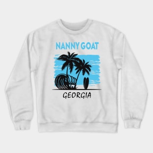 Nanny Goat Beach Georgia Crewneck Sweatshirt